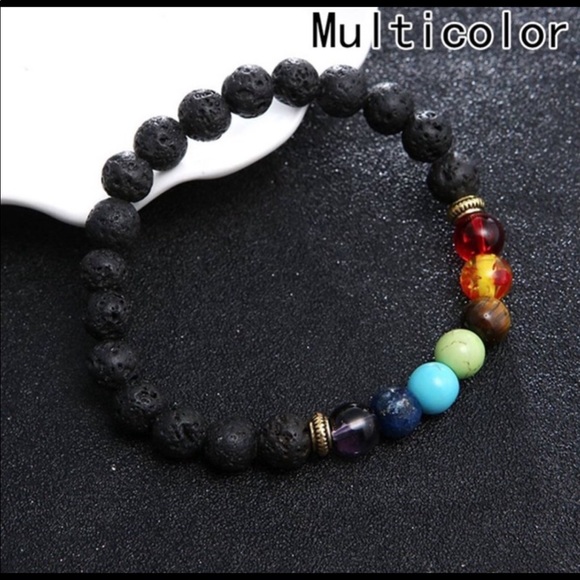 💛NWT Seven Stone Diffusible Chakra Bracelet - Picture 4 of 6